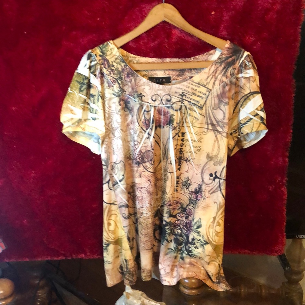 Floral Print Women's Top